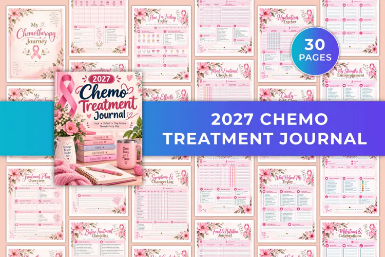 2027 Chemo Treatment Journal Kdp interiors