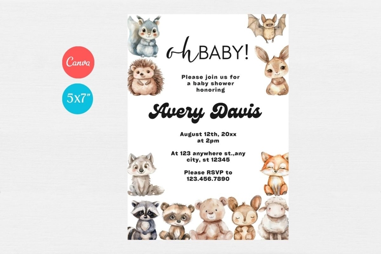 Baby Shower Invitation Template 322