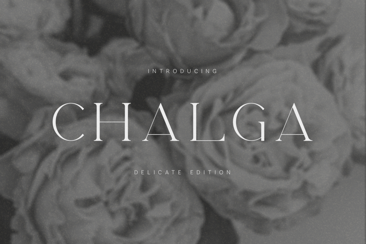 Chalga Delicate Serif Font