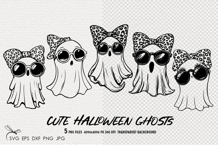 Cute Ghost Svg Image 12