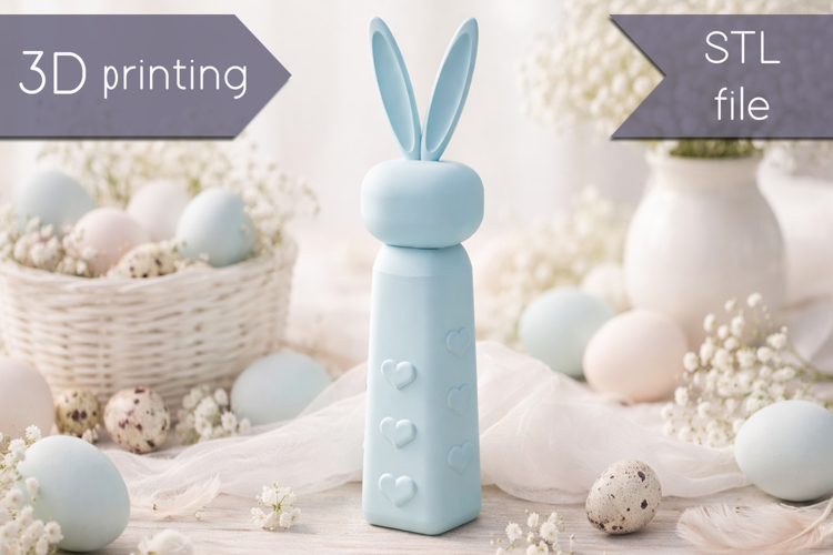 Easter Bunny decor Stl file 3d printing