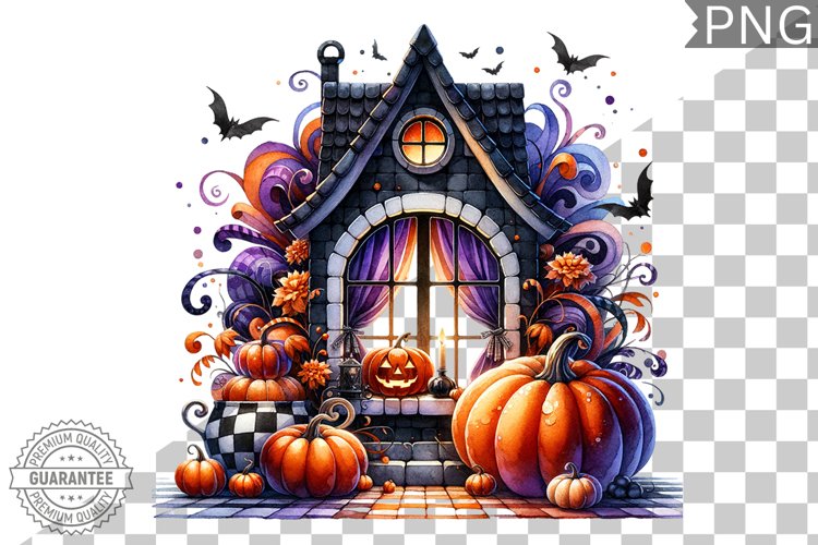 Halloween Window Sublimation - Clipart PNG Design