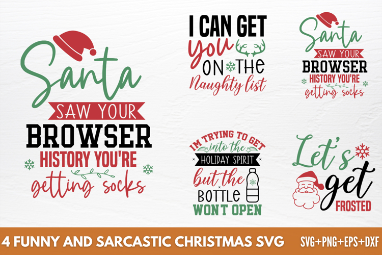 Funny Christmas Sublimation Designs Image 5