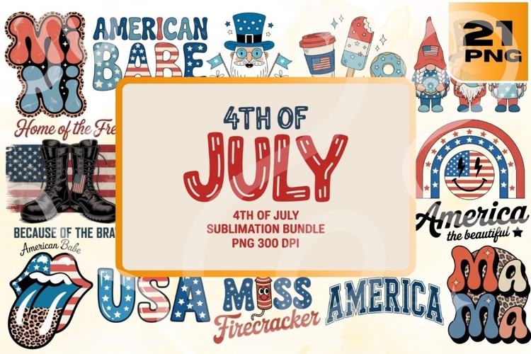 4th Of July Gnome Clipart Image 13