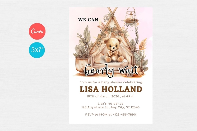 Baby Shower Invitation Template 250