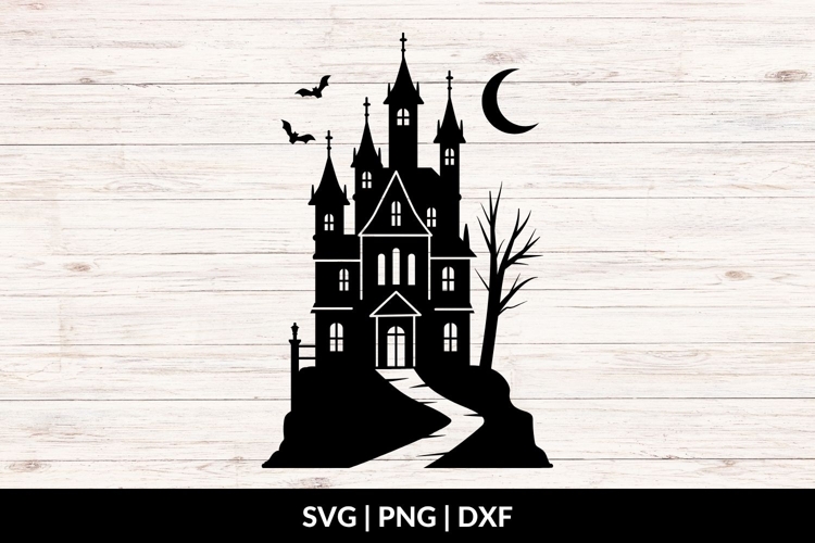 Spooky House SVG, Haunted House SVG