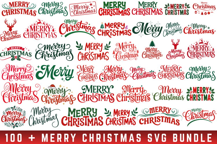 Merry Christmas SVG Bundle, Christmas Shirt Svg