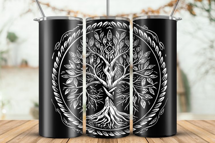 20oz Tumbler laser svg|Tumbler Celtic tree, Tree of Life