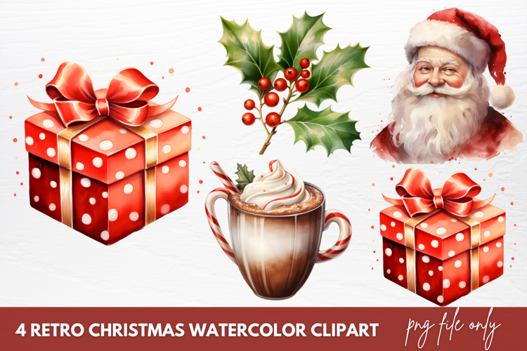 Vintage Christmas Clipart Image 3