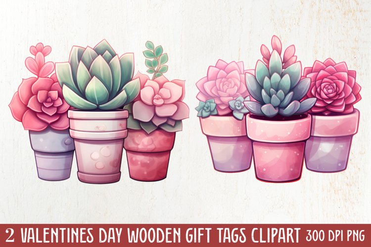 Watercolor Succulent Clipart Image 20