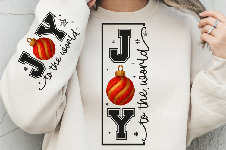 Joy To The World PNG, Joy Yarn PNG, Merry Christmas Faux