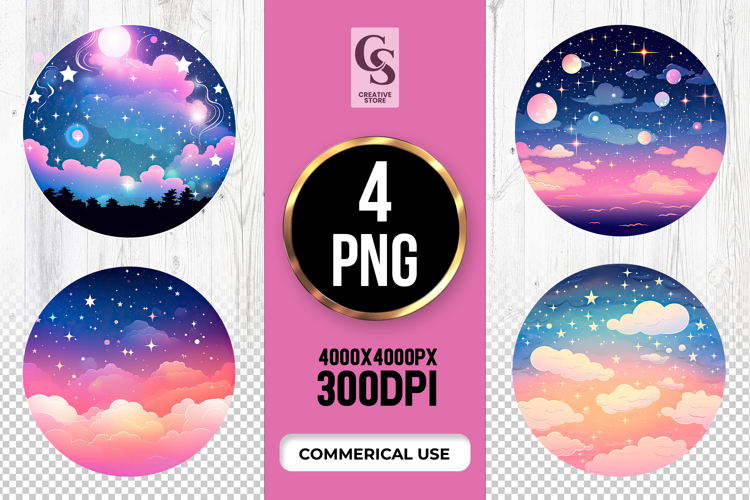 Night Sky Clipart Image 4