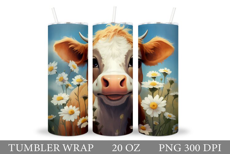 Cow Tumbler Design. Cow Tumbler Sublimation