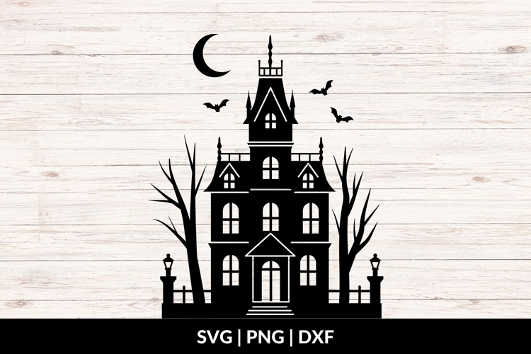 Haunted House SVG, Halloween House SVG
