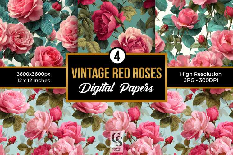 Red Roses Clipart Image 4