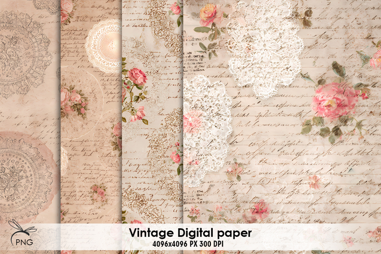 Vintage digital paper