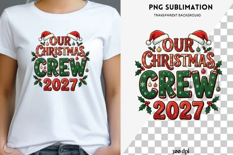 Family Christmas png design for T-shirts
