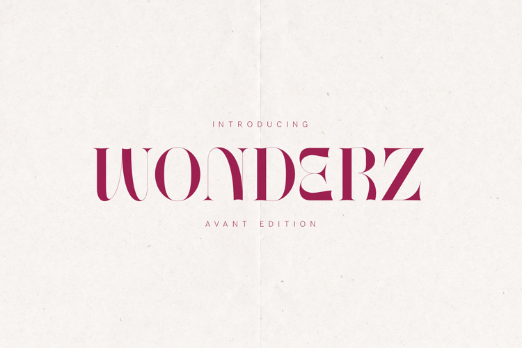 Wonderz Avant Edition Modern Artistic Serif Font