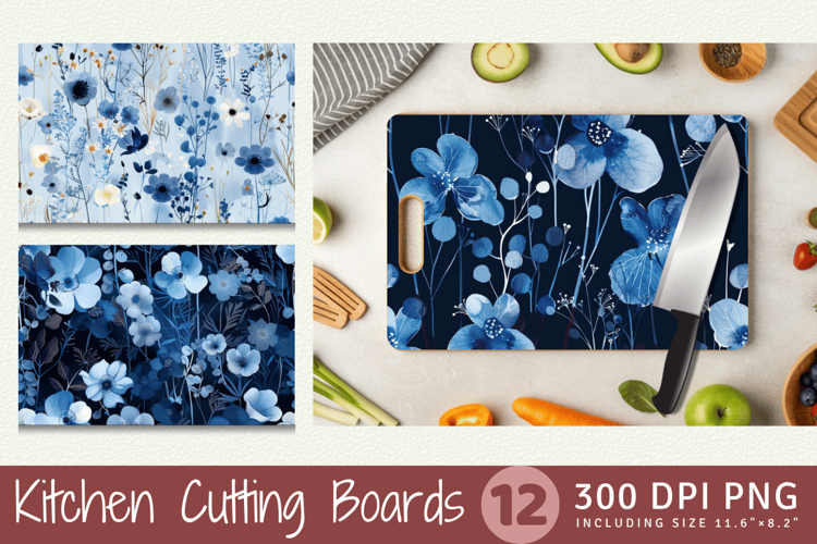 Blue Flowers Clipart Image 12