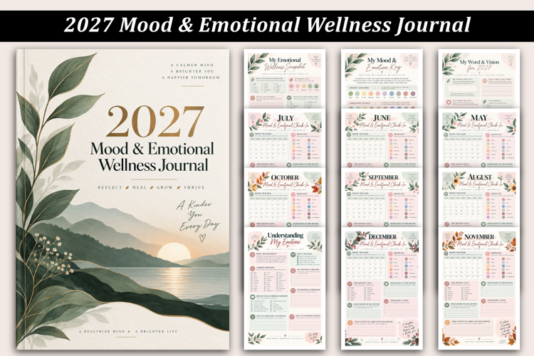 2027 Mood & Emotional Wellness Journal