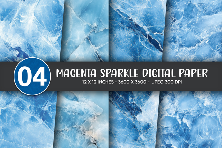 Magenta Sparkle Digital Paper