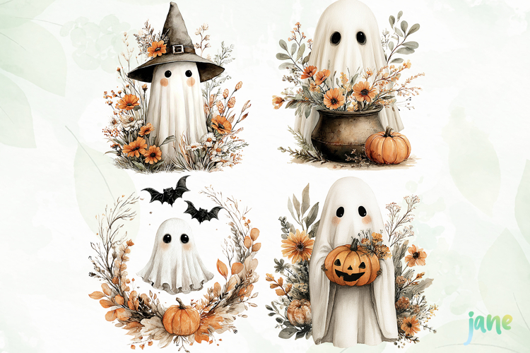 Ghosts Clipart Image 15