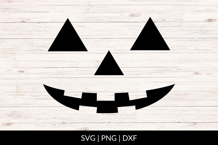 Smiling Jack O Lantern Face SVG