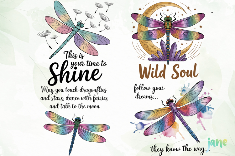 Inspirational Quotes Dragonfly PNG