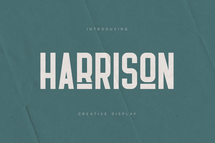 HARRISON Creative Display Font