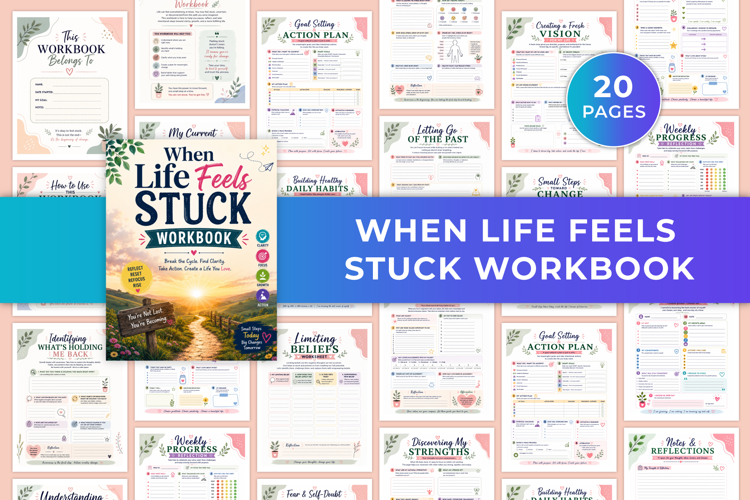 When Life Feels Stuck Workbook | Self-Reflection