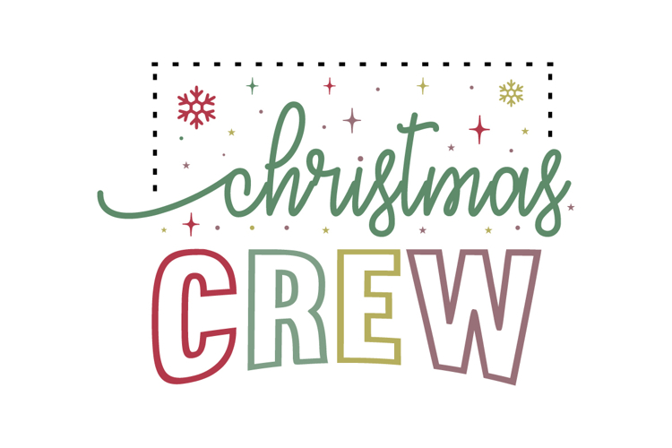 Christmas Crew Svg Design