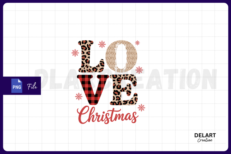 Love Christmas PNG Design