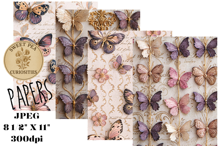 Shabby Chic, Papers, Junk Journal