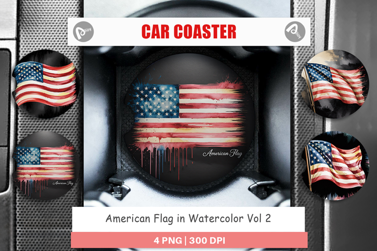 American Flag Clipart Image 12
