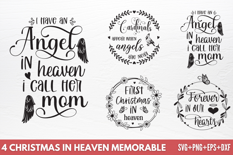 Christmas In Heaven Svg Image 4
