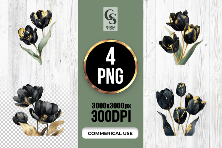 Tulips Clipart Image 24