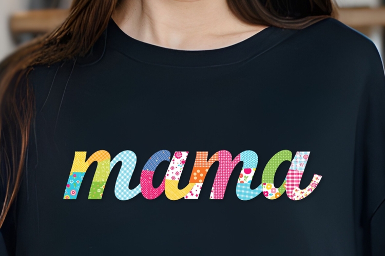 Vol. 28 Patchwork Fabric Mama - PNG