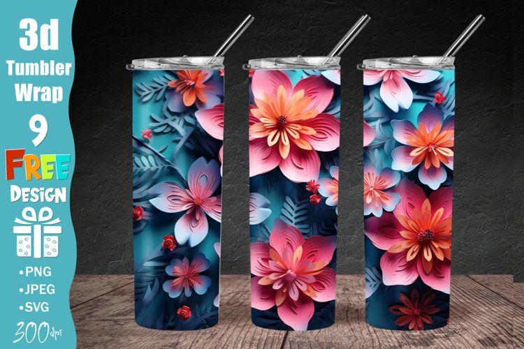 Rainbow Tumbler Wrap Image 6