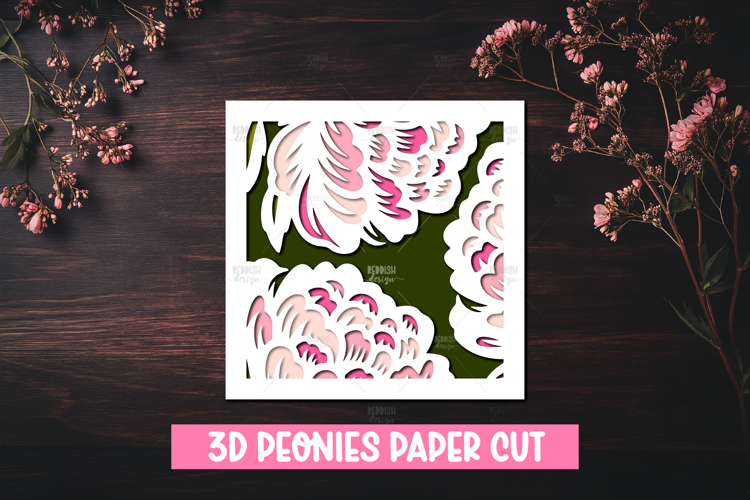 Peony Botanical Illustration Image 15