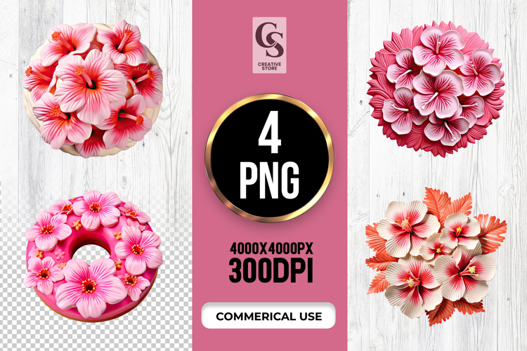 Hibiscus flower clipart