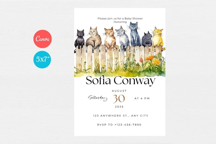 Baby Shower Invitation Template 193