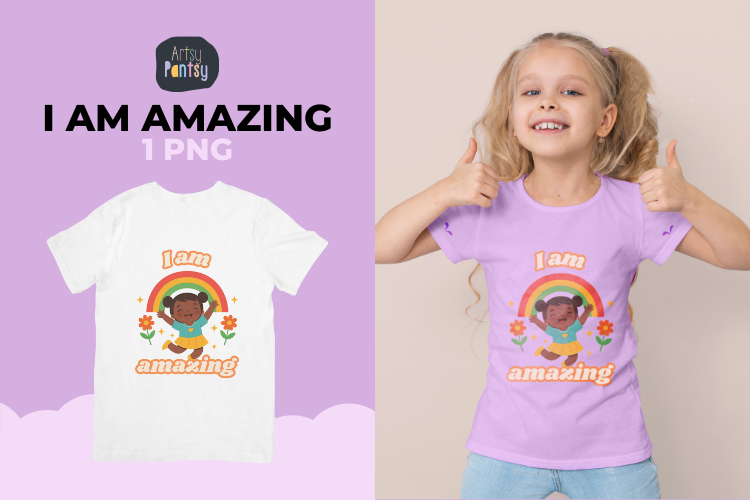I Am Amazing | Faith Affirmation Clipart