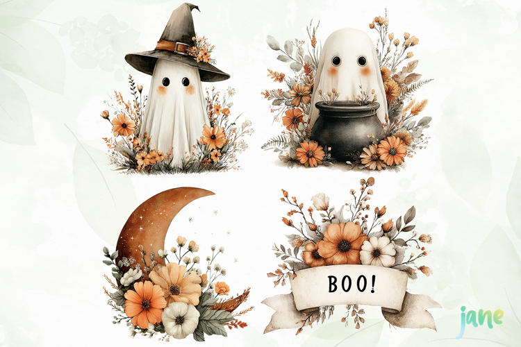 Ghosts Clipart Image 9