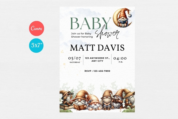 Baby Shower Invitation Template 319
