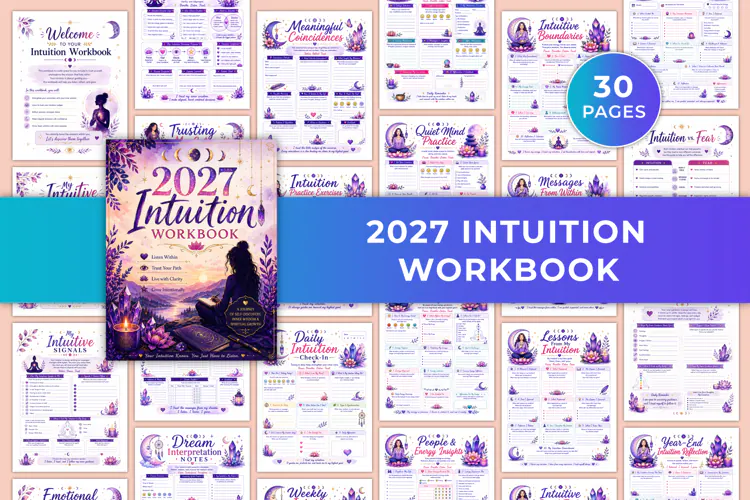 2027 Intuition Workbook Kdp interiors