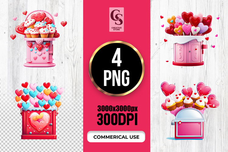 Candy Heart Clipart Image 21