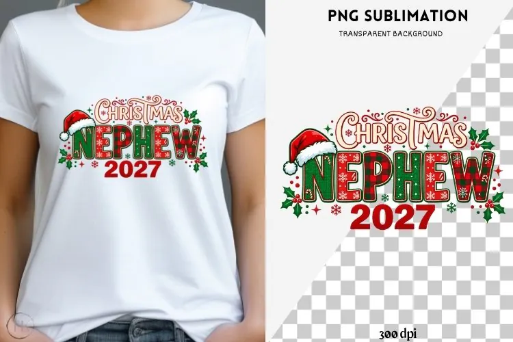 Family Christmas png design for T-shirts