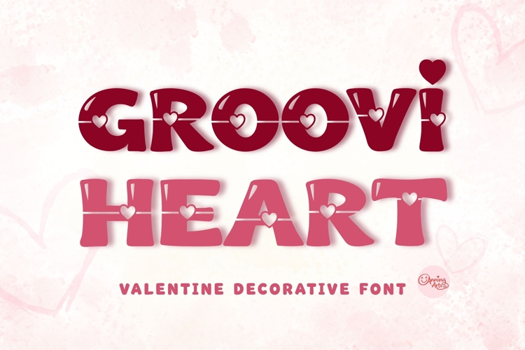 Groovi Heart - Cute Valentine Heart Font