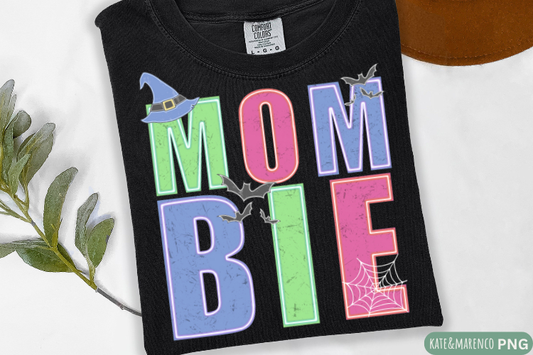 Mombie PNG | Halloween Mom PNG | Fall Mama PNG