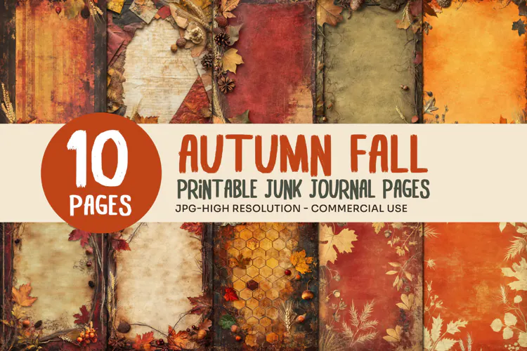 Rustic Autumn Fall Junk Journal